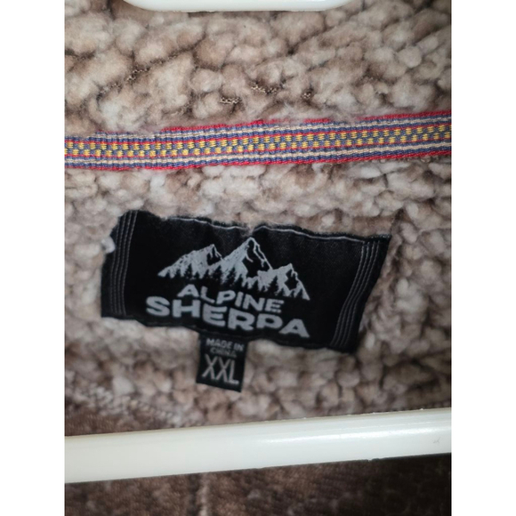 Women's Alpine Sherpa Pullover XXL Brown - Picture 4 of 5